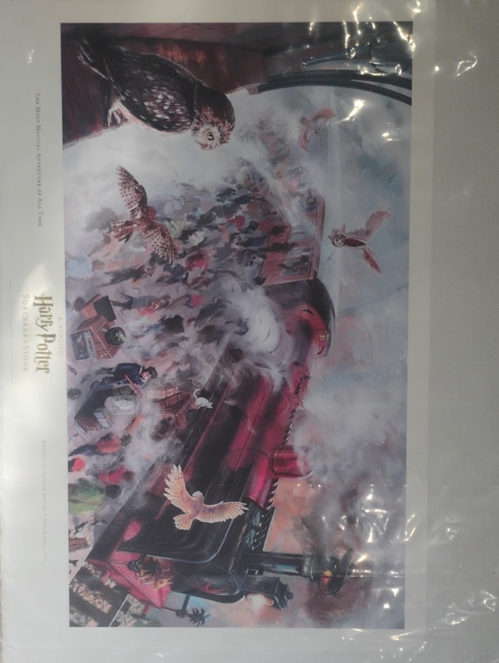 Harry Potter Owl Train Depot Print